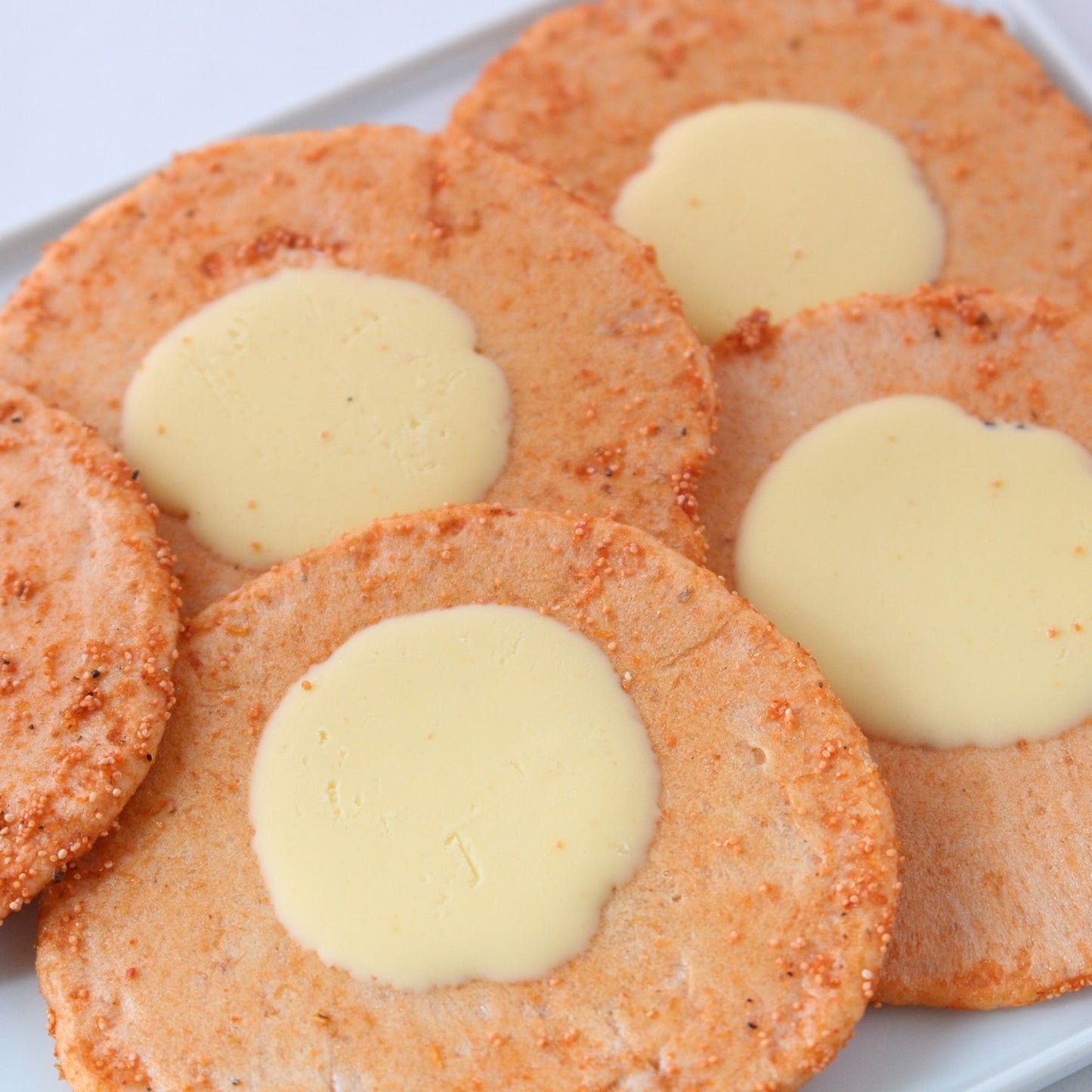 チーズ海老せんべい「めんたいこ&チーズえびせん」9枚入り