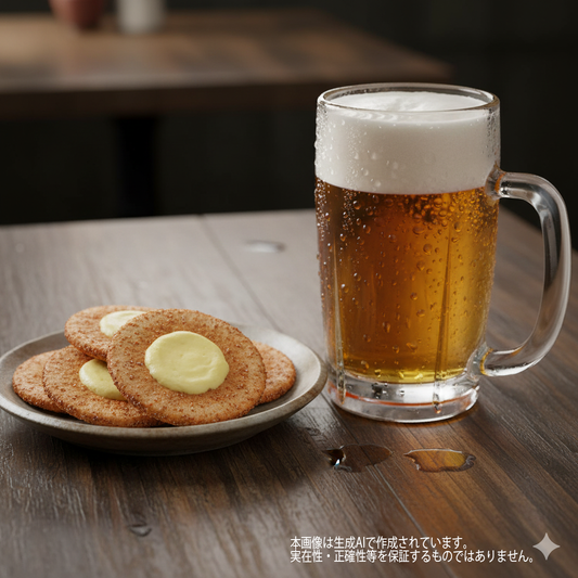 チーズ海老せんべい「めんたいこ＆チーズえびせん」8枚入り