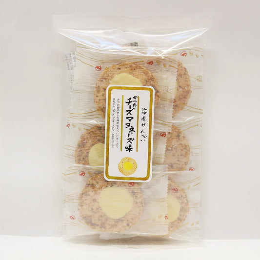 チーズ海老せんべい「かつおチーズマヨネーズ味」9枚入り